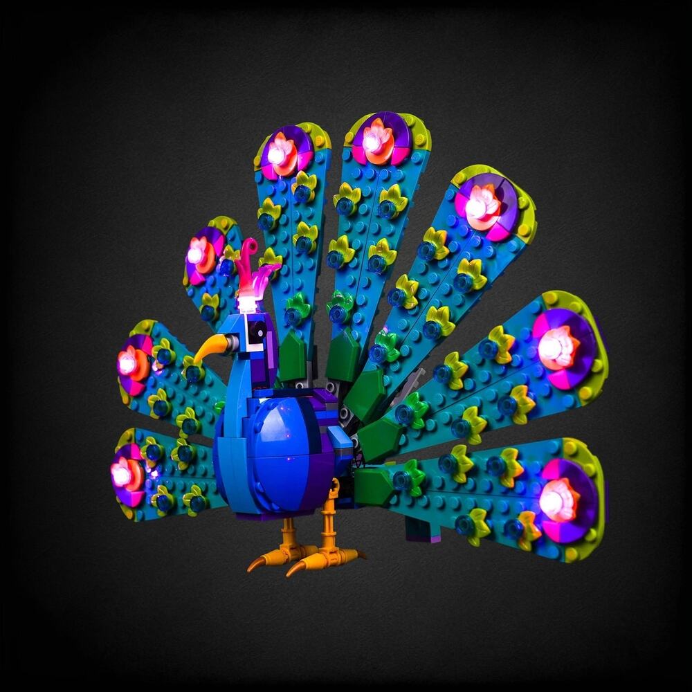 BrickBling Light Kit for LEGO Exotic Peacock 31157 NEW – LIGHT KIT ONLY